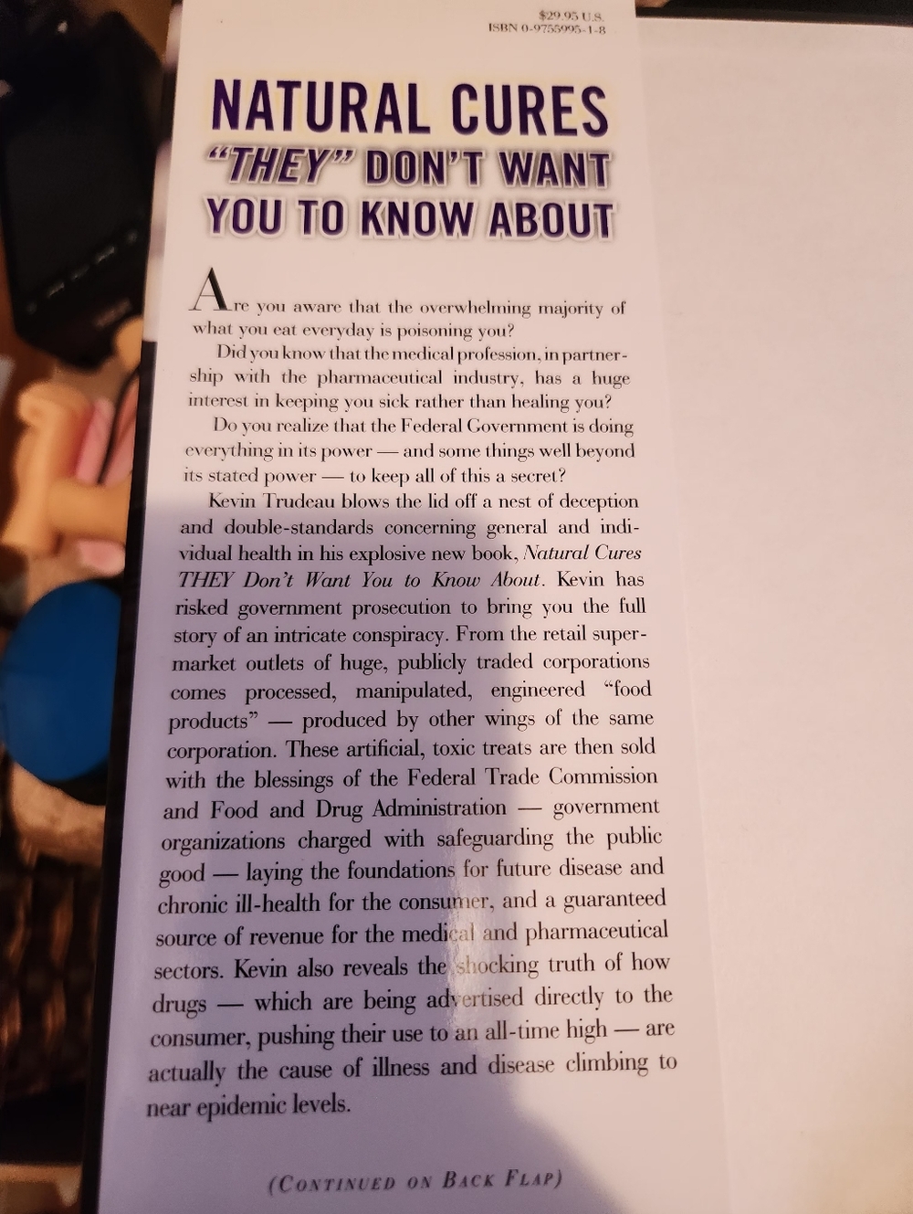 🚨Kevin Trudeau Natural Cures "They" Don't Want You To Know About - Picture 4 of 5